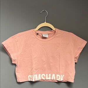 Gymshark Blush Pink Logo Crop Top